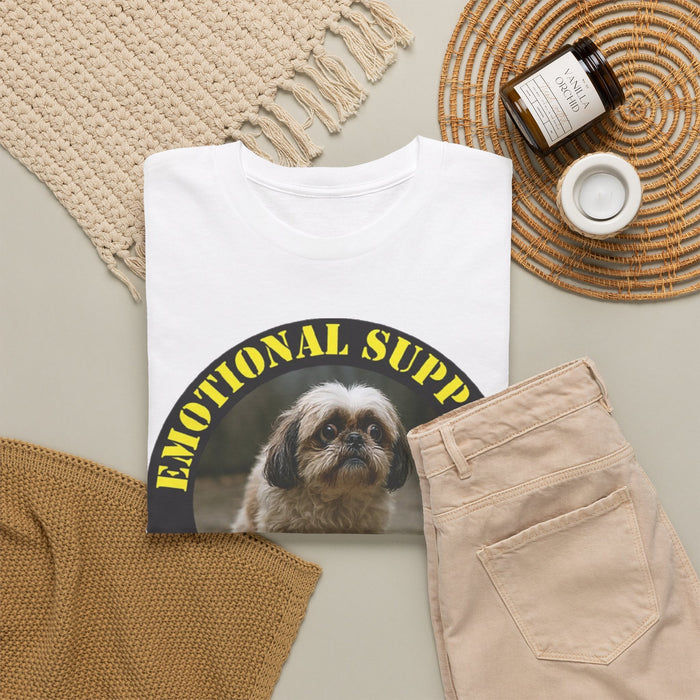 Emotional Support Human T-Shirt — Cute Dog Graphic  Shih Tzu Tee