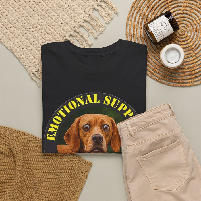 Emotional Support Human T-Shirt — Dog Portrait Graphic Tee