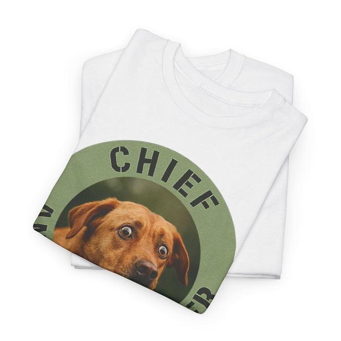 Chief Anxiety Officer T-Shirt – Funny Dog Anxiety Officer Graphic Tee