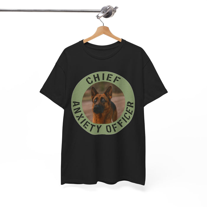 Chief Anxiety Officer T-Shirt — Funny Dog Lover Tee