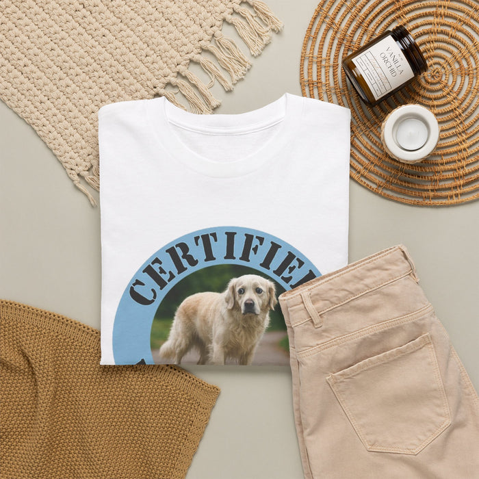 Certified Velcro Dog T‑Shirt — Funny Dog Lover Tee