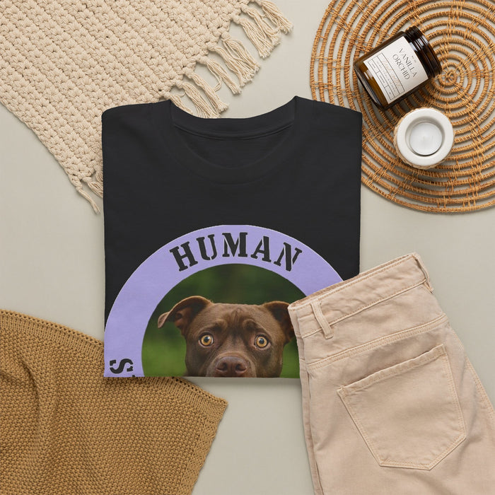 Pit Bull Human Security Blanket Dog T-Shirt