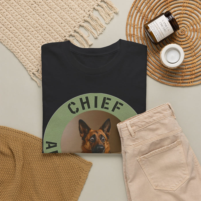 Chief Anxiety Officer T-Shirt — Funny Dog Graphic Tee