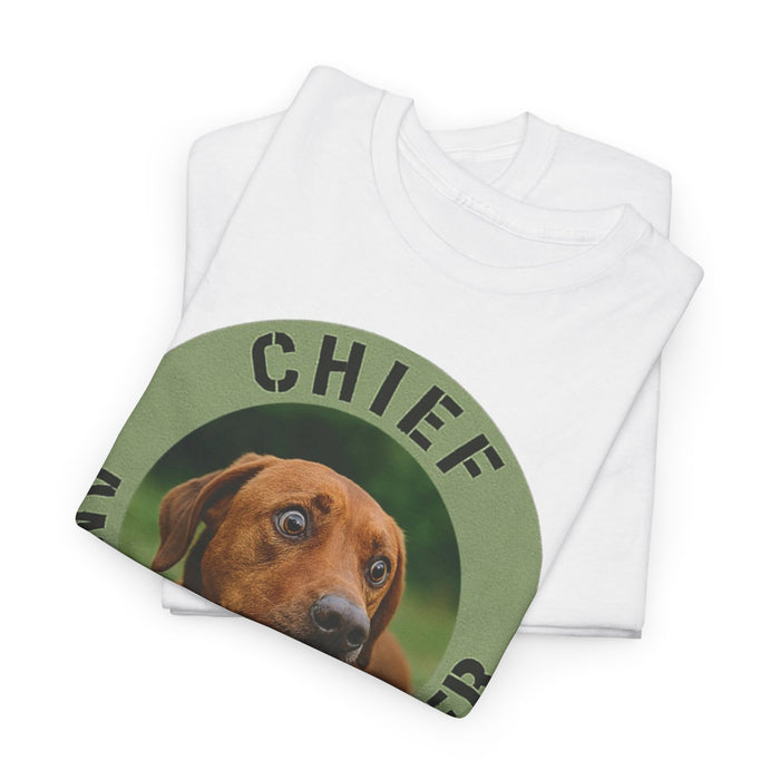 Chief Anxiety Officer Dog T‑Shirt — Funny Pet Lover Tee