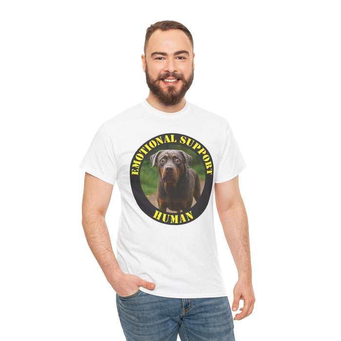 Emotional Support Human T-Shirt — Funny Dog Therapy Tee