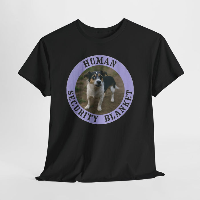 T-Shirt — "Human Security Blanket" Cute Puppy Graphic Tee