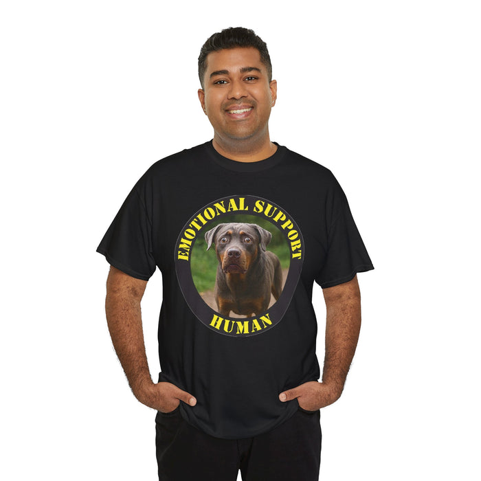 Emotional Support Human T-Shirt — Funny Dog Therapy Tee