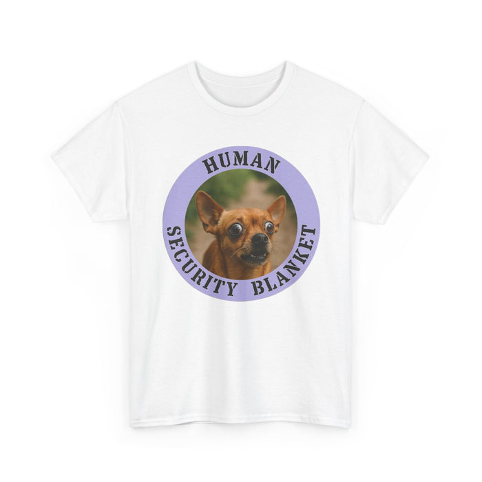 T‑Shirt — "Human Security Blanket" Chihuahua Graphic Tee
