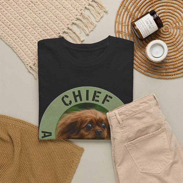 T-Shirt — "Chief Anxiety Officer" Cute Pekingese Dog Graphic Tee