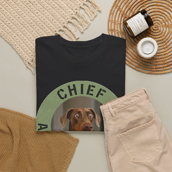 Chief Anxiety Officer T-Shirt – Funny Dog Tee for Anxious Pet Lovers