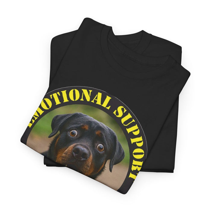Emotional Support Human T-Shirt — Rottweiler Pet Therapy Tee