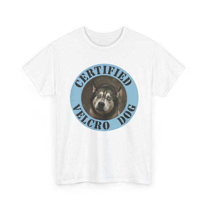 Certified Velcro Dog T‑Shirt — Funny Dog Lover Tee
