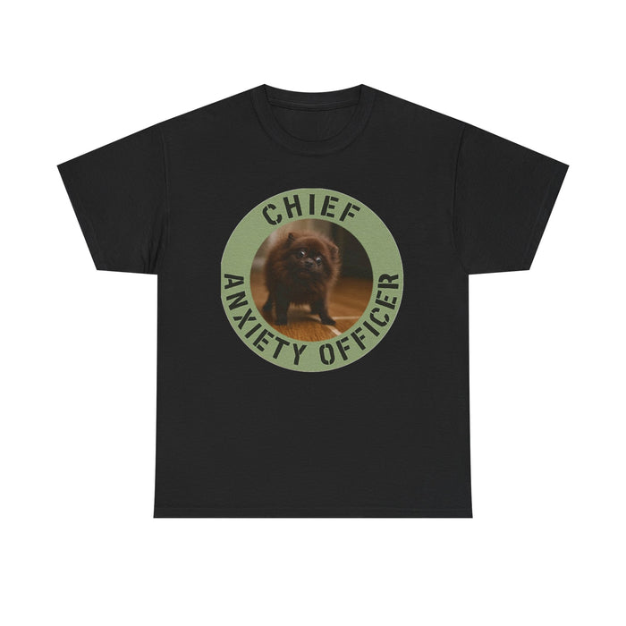 Chief Anxiety Officer T-Shirt — Funny Dog Graphic Tee