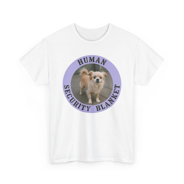 T‑Shirt — "Human Security Blanket" Cute Dog Graphic Tee
