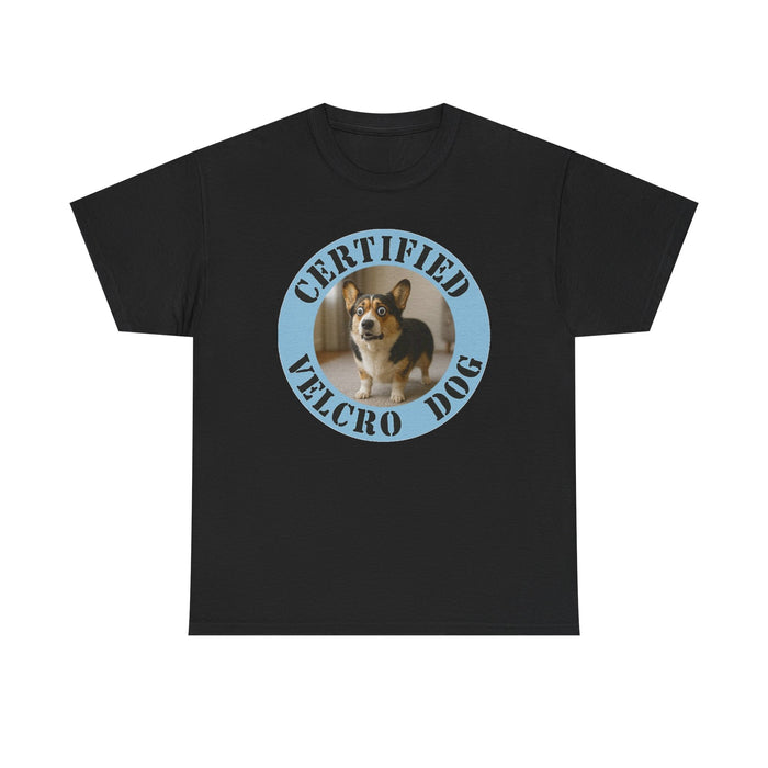 Certified Velcro Dog T-Shirt — Funny Corgi Pet Lover Tee