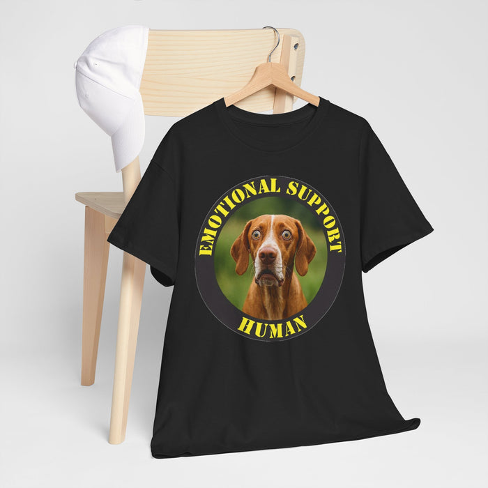 Dog Emotional Support Human T‑Shirt — Funny Pet Lover Tee