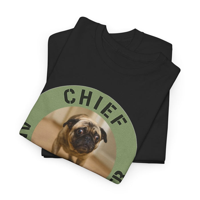 T-Shirt — "Chief Anxiety Officer" Funny Pug Tee