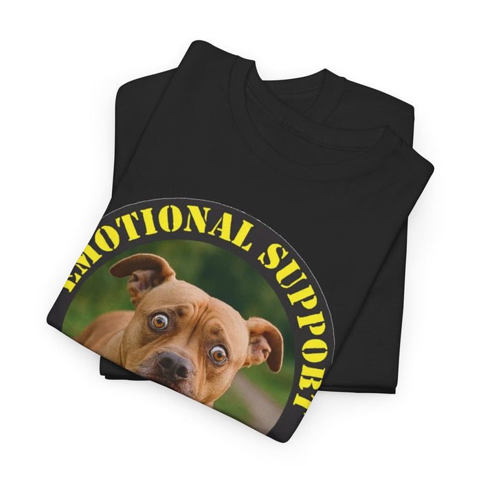 Emotional Support Human T-Shirt - Funny Dog Photo Tee for Pet Lovers