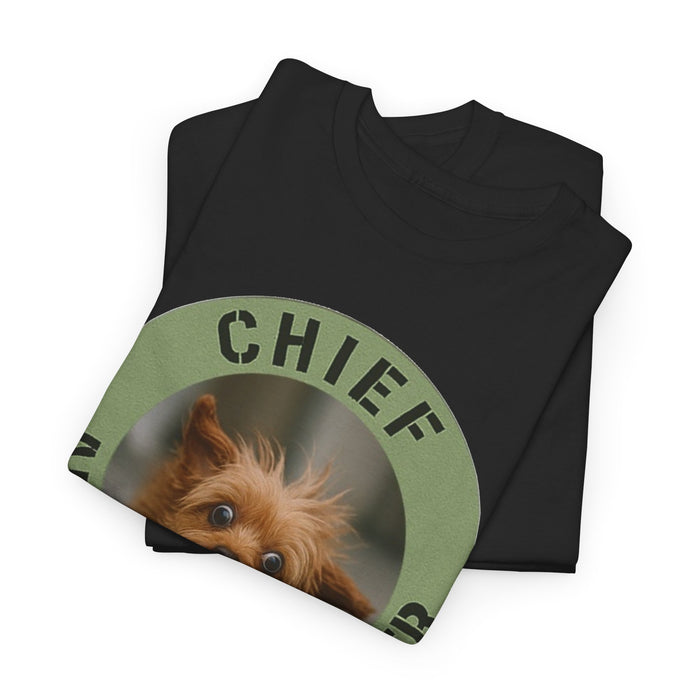 Chief Anxiety Officer Dog T‑Shirt – Funny Pet Lover Tee