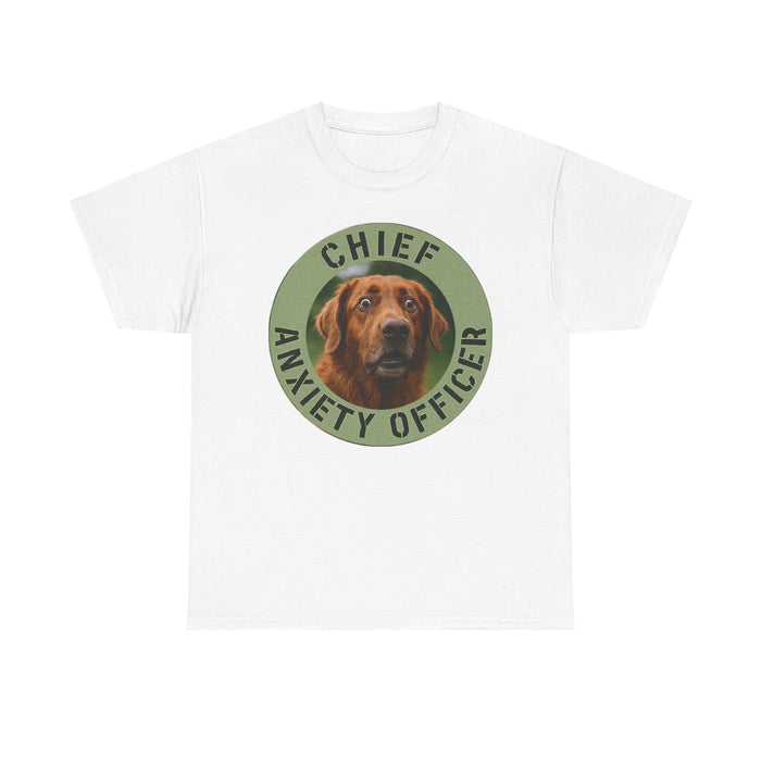 Chief Anxiety Officer T-Shirt – Funny Dog Graphic Tee