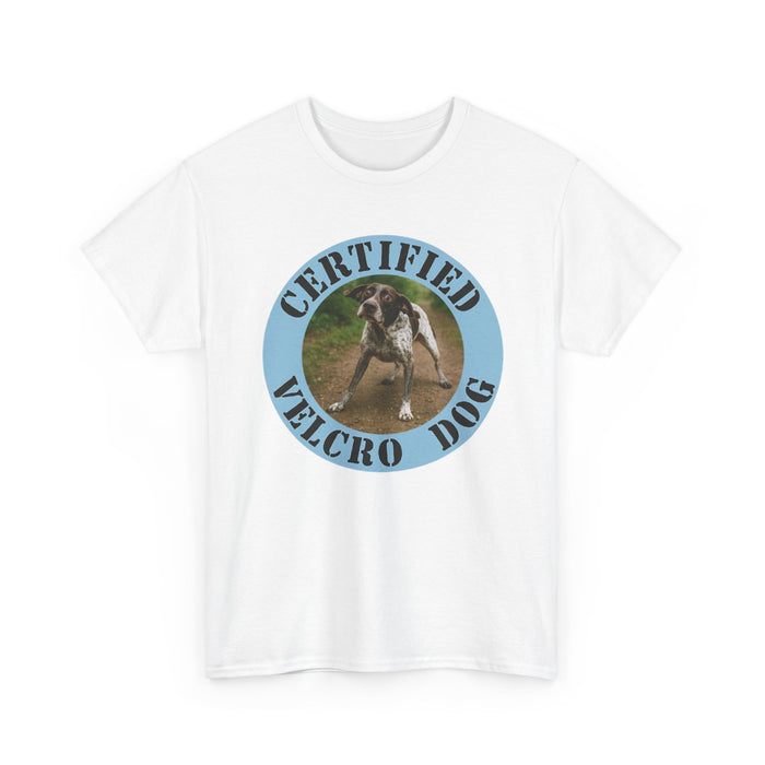 Certified Velcro Dog T‑Shirt — Funny Dog Lover Tee