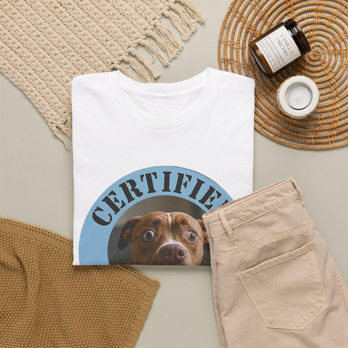 Certified Velcro Dog T-Shirt — Funny Dog Lover Tee