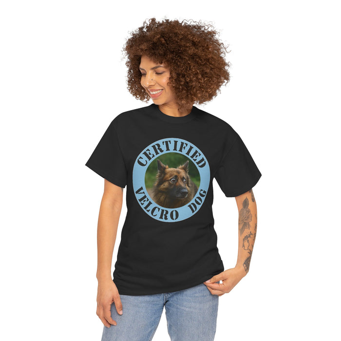 Certified Velcro Dog T‑Shirt — Funny Dog Lover Tee