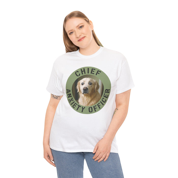 Chief Anxiety Officer T-Shirt — Funny Dog Graphic Tee
