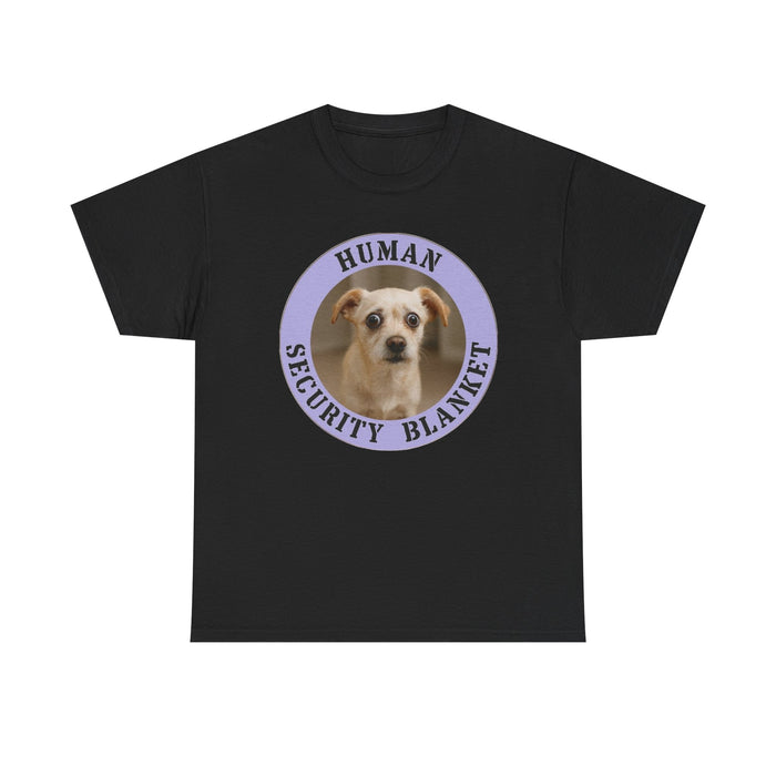 Dog Lover T‑Shirt — "Human Security Blanket" Cute Chihuahua Graphic Tee