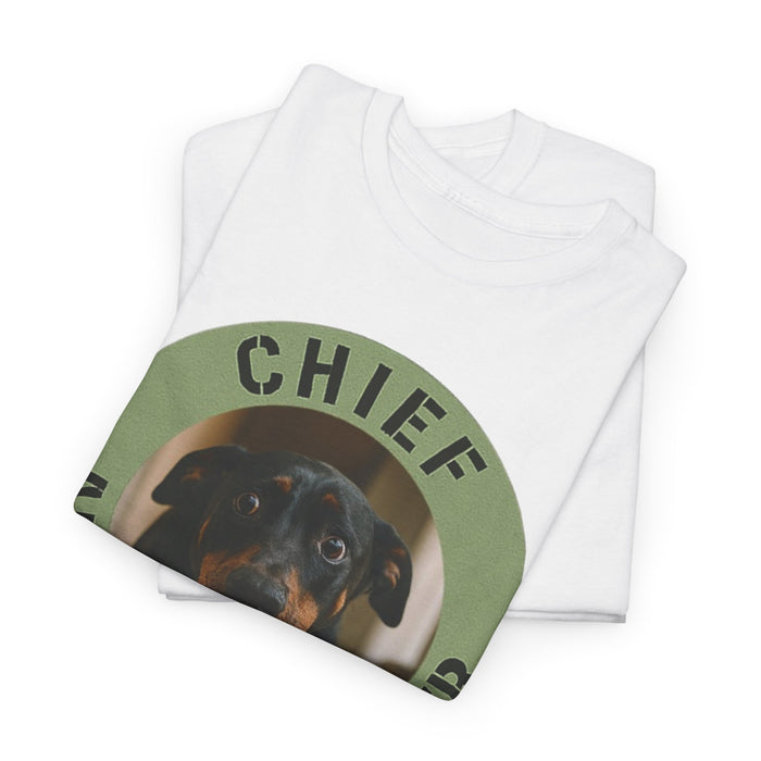 Chief Anxiety Officer T‑Shirt — Funny Dog Graphic Tee
