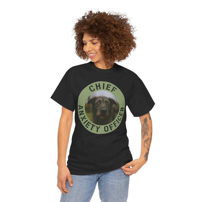 Chief Anxiety Officer T-Shirt — Funny Dog Pet Owner Tee