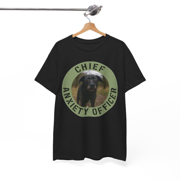 Chief Anxiety Officer Dog T-Shirt – Funny Pet Lover Tee
