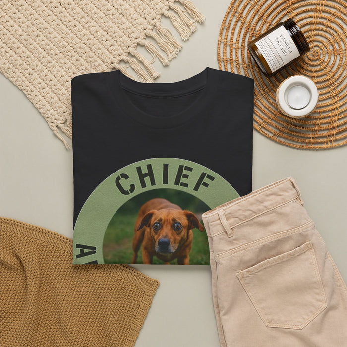 Chief Anxiety Officer T-Shirt — Funny Dog Graphic Tee for Pet Lovers