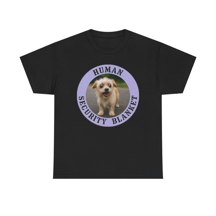 T‑Shirt — "Human Security Blanket" Cute Puppy Graphic Tee