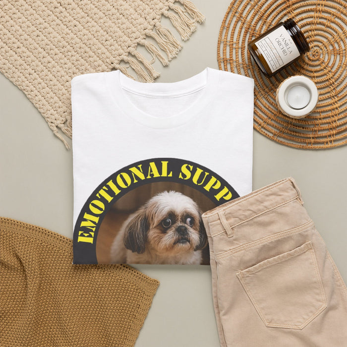 Emotional Support Human T-Shirt — Cute Shih Tzu Comfort Tee