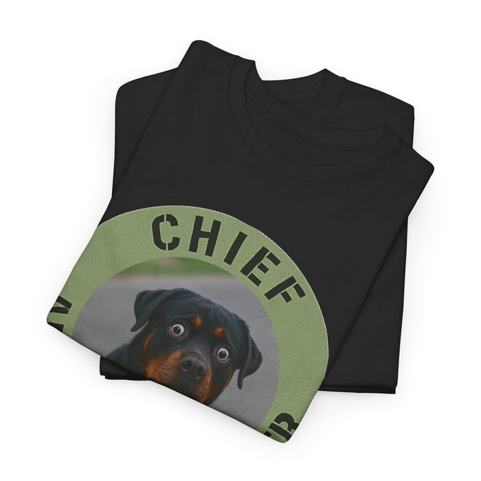 Chief Anxiety Officer T-Shirt – Funny Rottweiler Dog Tee