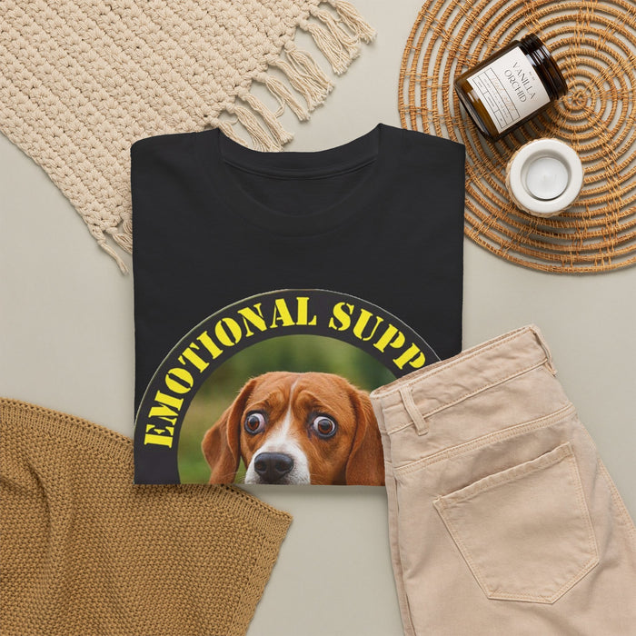Emotional Support Human T-Shirt — Cute Beagle Pet Lover Tee