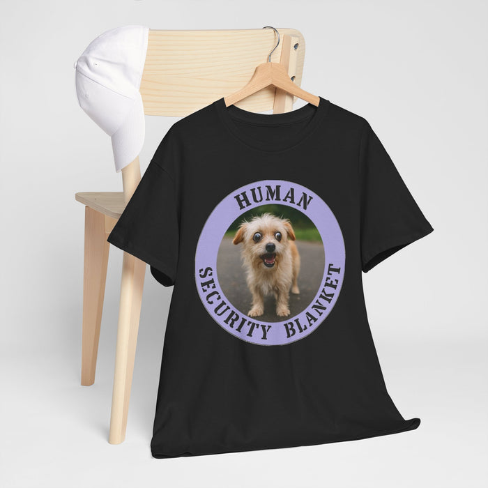 Dog 'Human Security Blanket' T-Shirt — Cute Puppy Graphic Tee