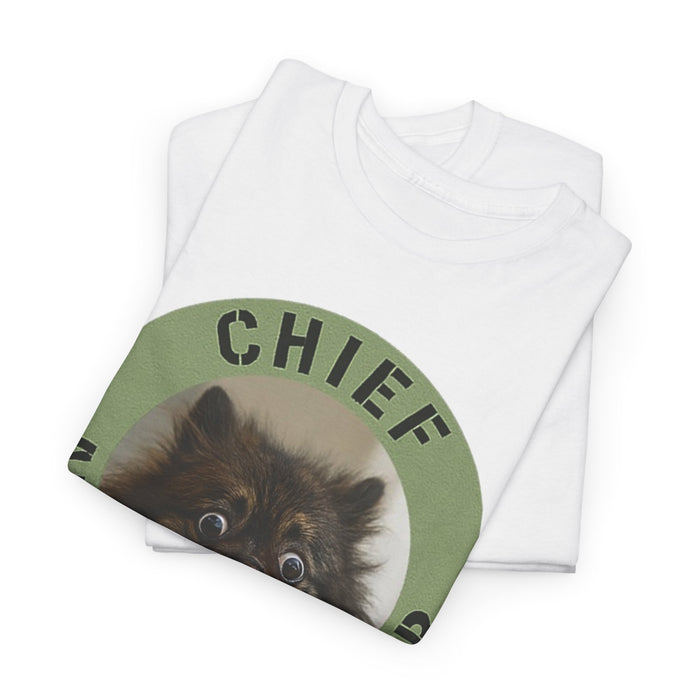 Chief Anxiety Officer Tee — Funny Dog Graphic T-Shirt