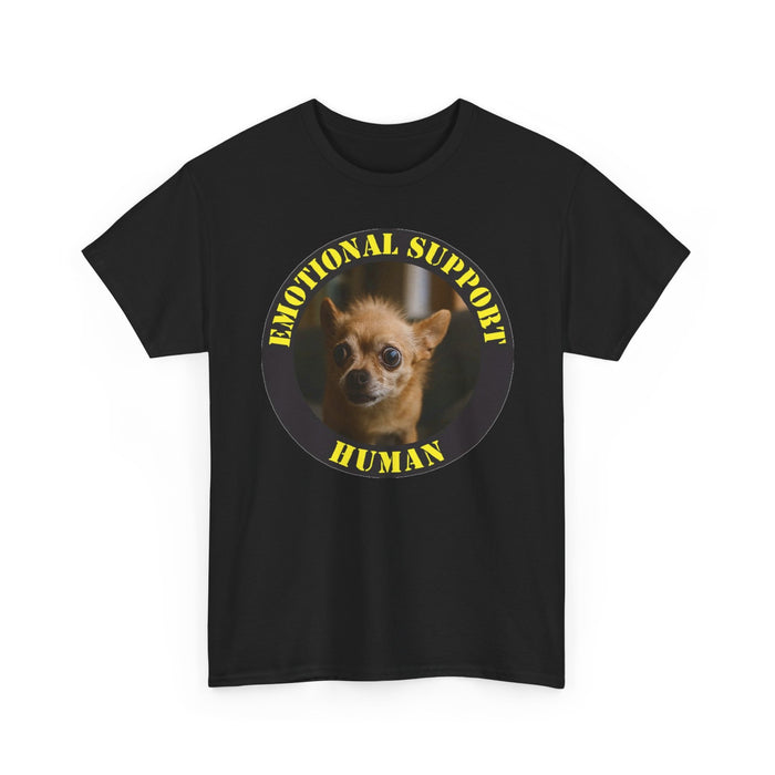 Emotional Support Human T-Shirt — Cute Chihuahua Pet Therapy Tee