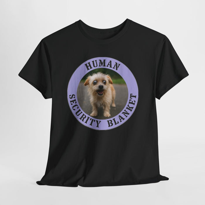 Dog 'Human Security Blanket' T-Shirt — Cute Puppy Graphic Tee