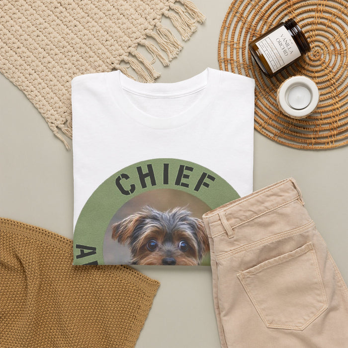 Yorkie Chief Anxiety Officer T-Shirt — Cute Dog Graphic Tee