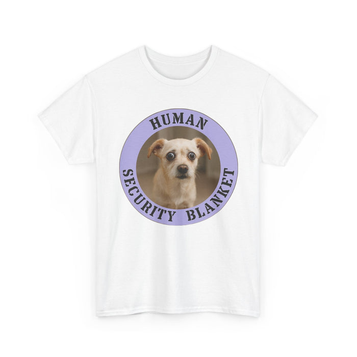 Dog 'Human Security Blanket' T-Shirt — Cute Rescue Pup Graphic Tee