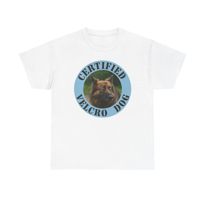 Certified Velcro Dog T‑Shirt — Funny Dog Lover Tee