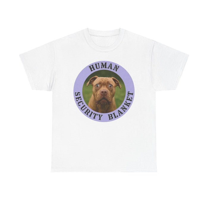 Pit Bull Human Security Blanket Dog T-Shirt — Cute Pitbull Graphic Tee