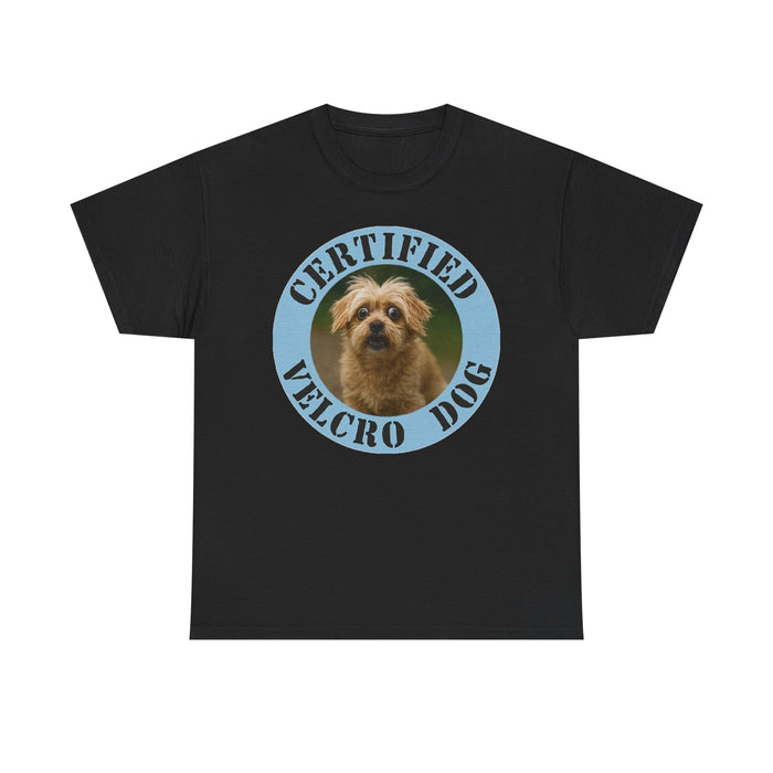 Maltese Certified Velcro Dog T-Shirt — Cute Pet Photo Tee for Dog Lovers