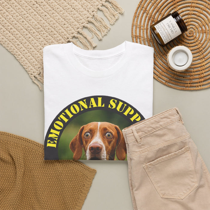 Dog Emotional Support Human T‑Shirt — Funny Pet Lover Tee
