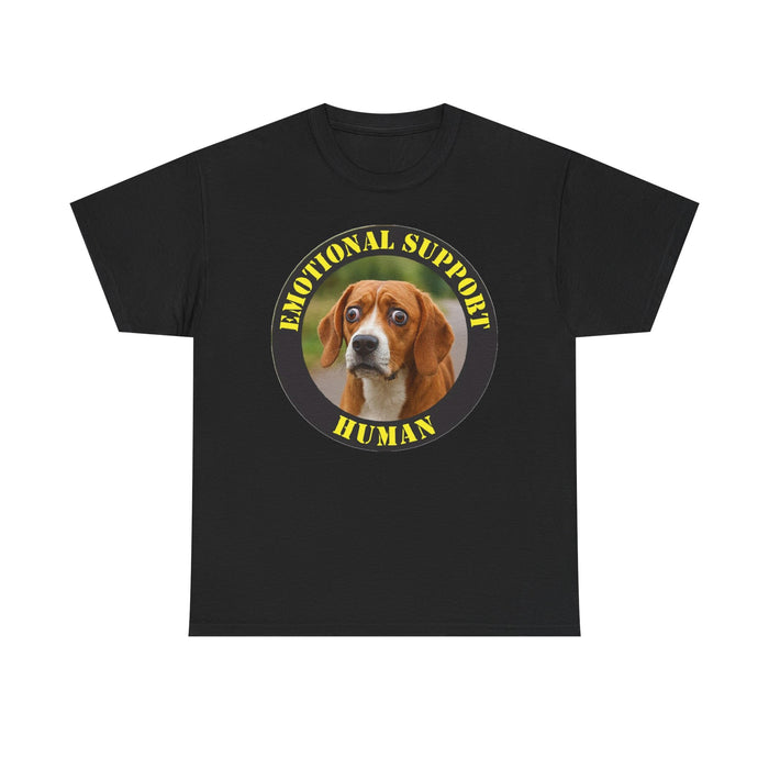 Emotional Support Human T-Shirt — Cute Beagle Pet Lover Tee
