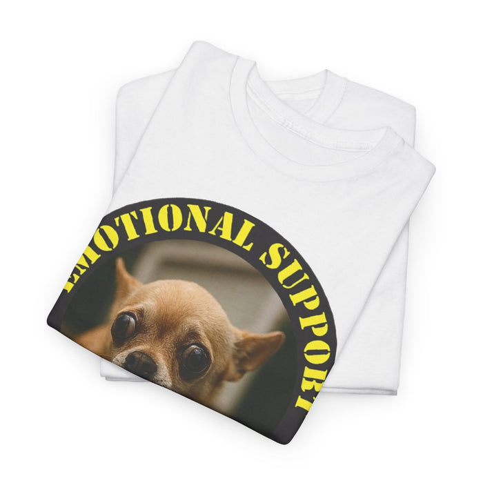 Emotional Support Human T-Shirt — Cute Chihuahua Photo Tee