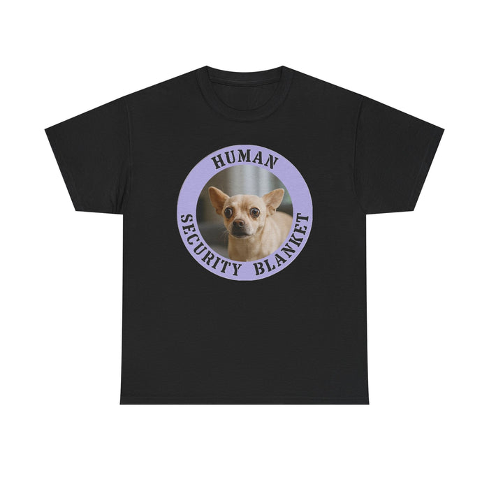 T-Shirt — "Human Security Blanket" Cute Chihuahua Graphic Tee